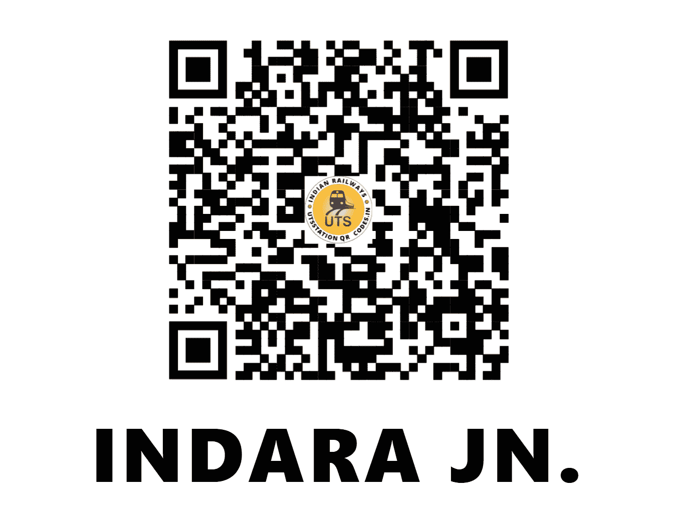 UTS QR Code for INDARA JN. - IAA - NE (UTTAR PRADESH)